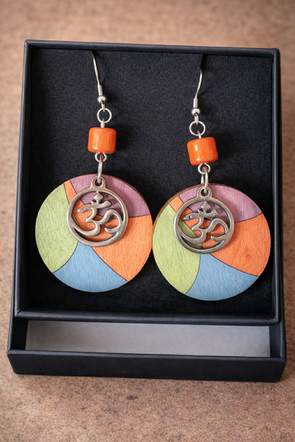 orange/Symbole Om entier