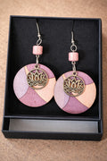 Mauve,rose/Symbole Lotus