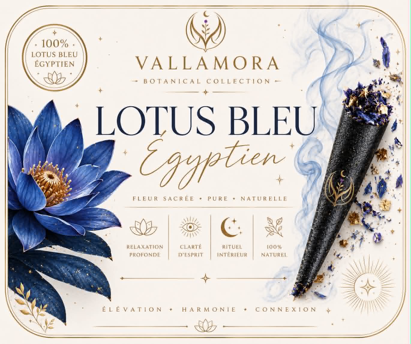 Lotus Bleu Égyptien